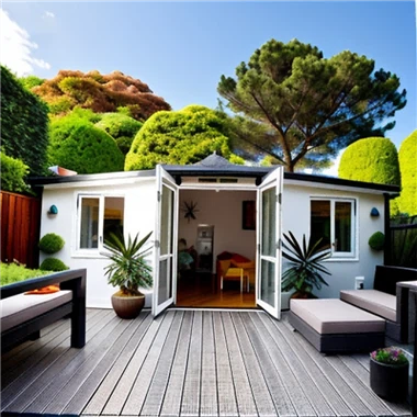 Casa contenedor expandible de envío